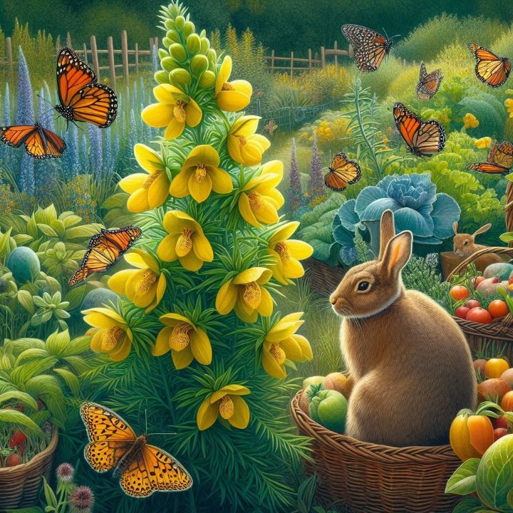 garden rabbi butterflied in my Gaden - themistoklis1 - Digital Art & AI ...