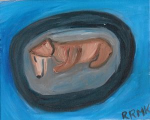 Rena, my sweet dachshund.
