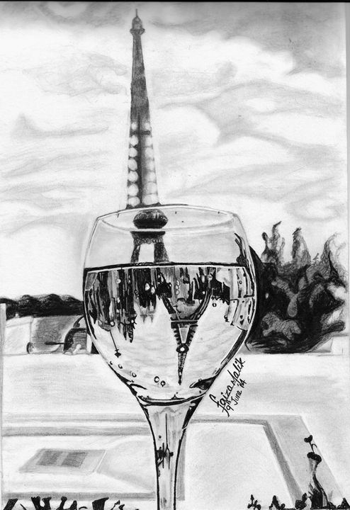Drawing of Eiffel Tower by Andromeda - Drawize Gallery!