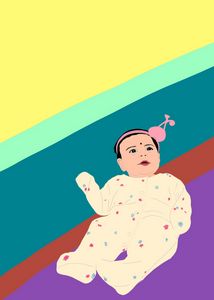 Newborn Baby Girl - imaginart - Digital Art, People & Figures, Family &  Friends, Infants & Toddlers - ArtPal