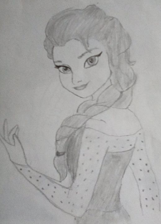 Frozen Elsa pencil sketch by Jperron2012 on DeviantArt