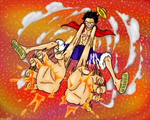 Monkey D. Luffy - Gear 5 by ginger