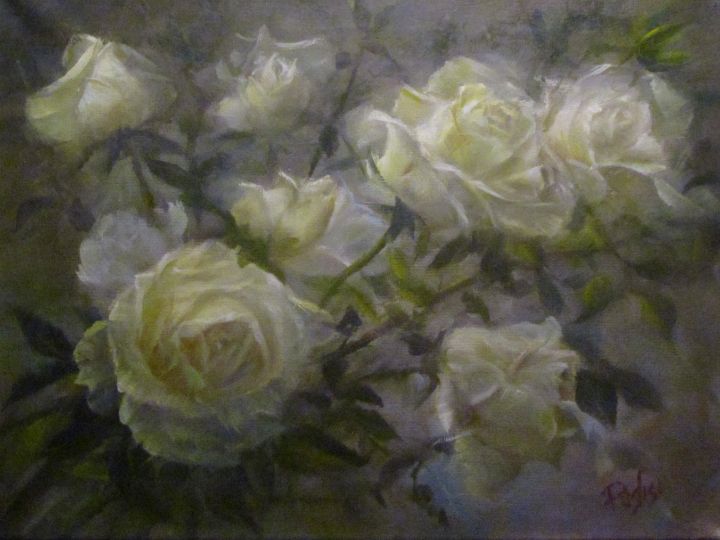 Her Roses - Fine Art Impressions