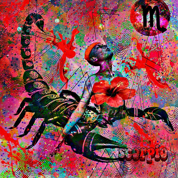 Scorpio Zodiac Art - Laurie'sArt111