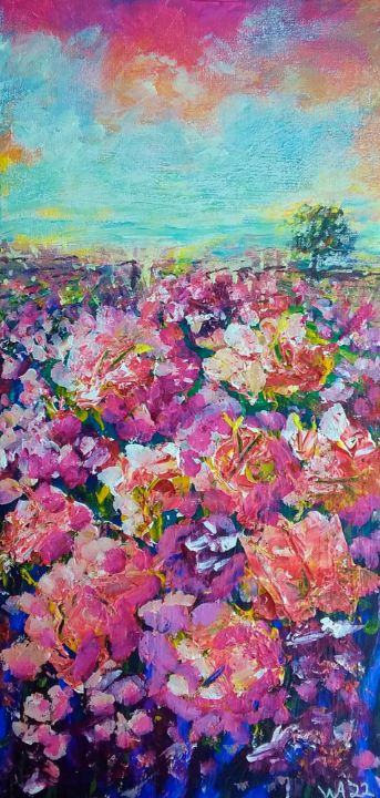Evening Blooms - W. R. Adams Fine Art
