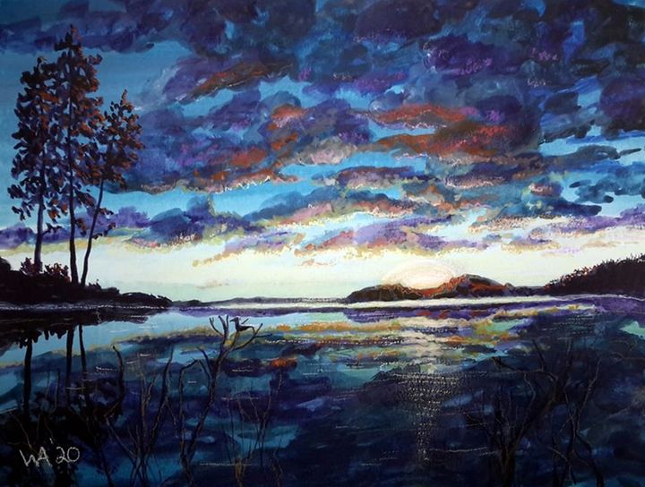 Evening Song - W. R. Adams Fine Art - Paintings & Prints, Landscapes ...