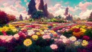 Endless Garden of Flowers