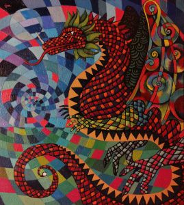 Dragon Pen Drawing - RL Illustrations - Drawings & Illustration, Fantasy &  Mythology, Magical, Dragons & Beasts - ArtPal