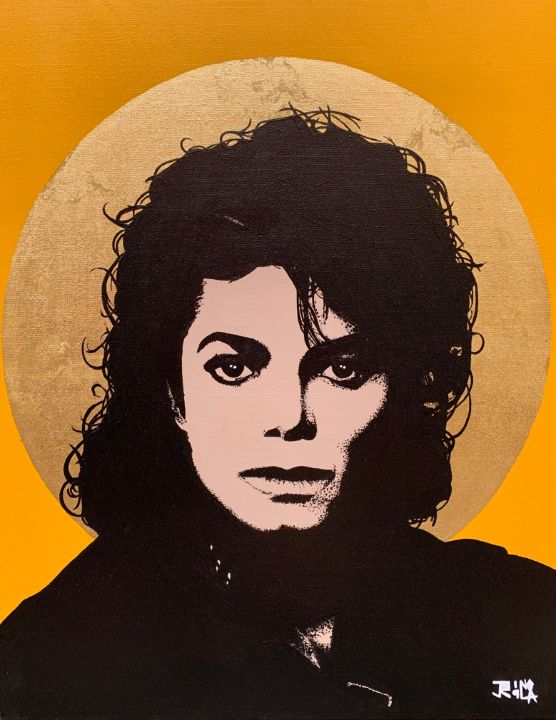 Saint Michael Jackson 8”x10” giclée - Art by James Rall
