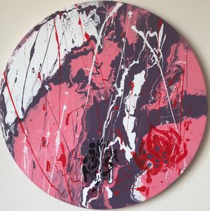 Secret fire (fluid acrylic)