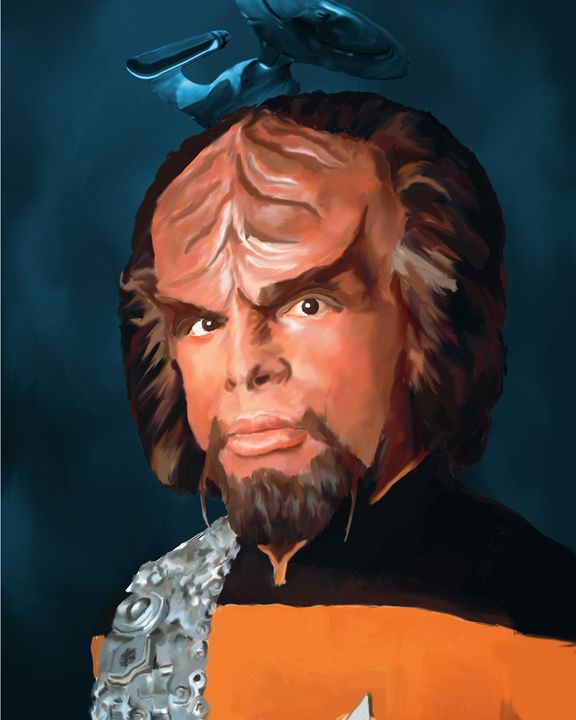 Star Trek: Lieutenant Worf - Joyful Creations - Digital Art ...