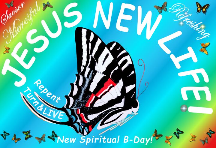 Zebra Swallowtail sky blue delight - Jesus Marketing & Country