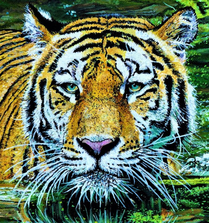 Tiger Head - Martin Scrase