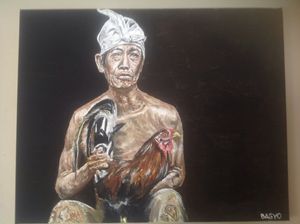 Balinese man with his cock
