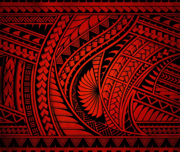 Polynesia Color Polynesian Fan - Artistwill - Paintings & Prints, Ethnic, Cultural ...