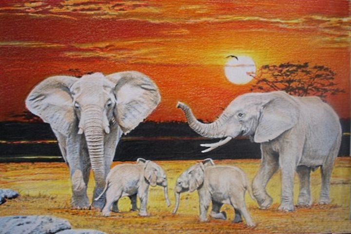 Elephant Family Drawings for Sale  Fine Art America