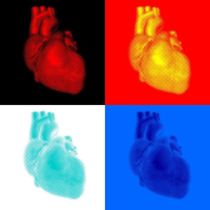 PixelArt Heart Beat - PixelArt by Marc Rogivue