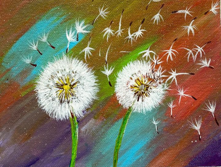 Puff Balls 1 - UniquelyYours - Paintings & Prints, Flowers, Plants, &  Trees, Flowers, Flowers A-H, Dandelions - ArtPal