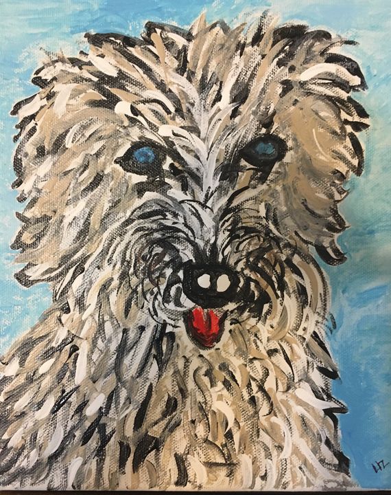 Shaggy Dog - DAYly OKazions - Paintings & Prints, Animals, Birds ...