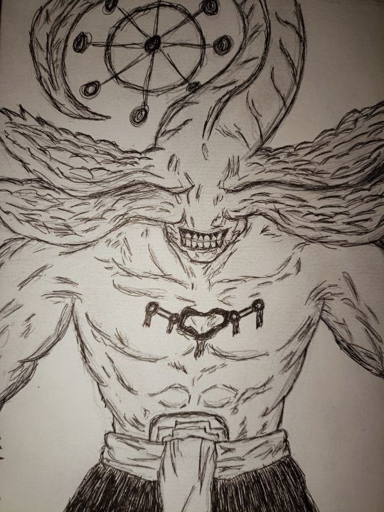Mahoraga Drawing - nedaa - Drawings & Illustration, Fantasy & Mythology ...