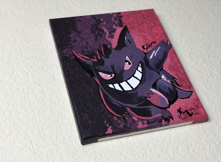 Pok mon Gengar Karlos.Lizarraga Paintings Prints