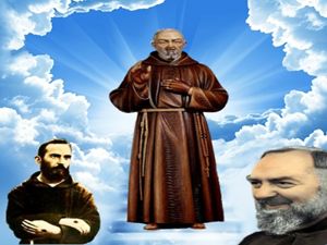 Padre Pio Digital Art