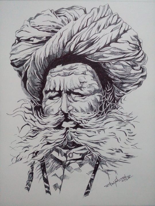 Rajasthani man - Priya Art