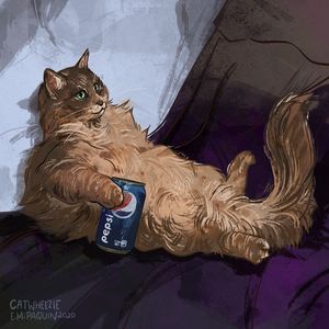 Chillaxing - Catwheezie's Print Gallery