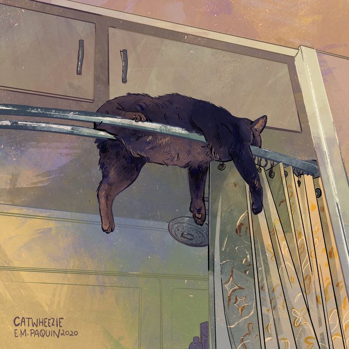 Hanging Out - Catwheezie's Print Gallery