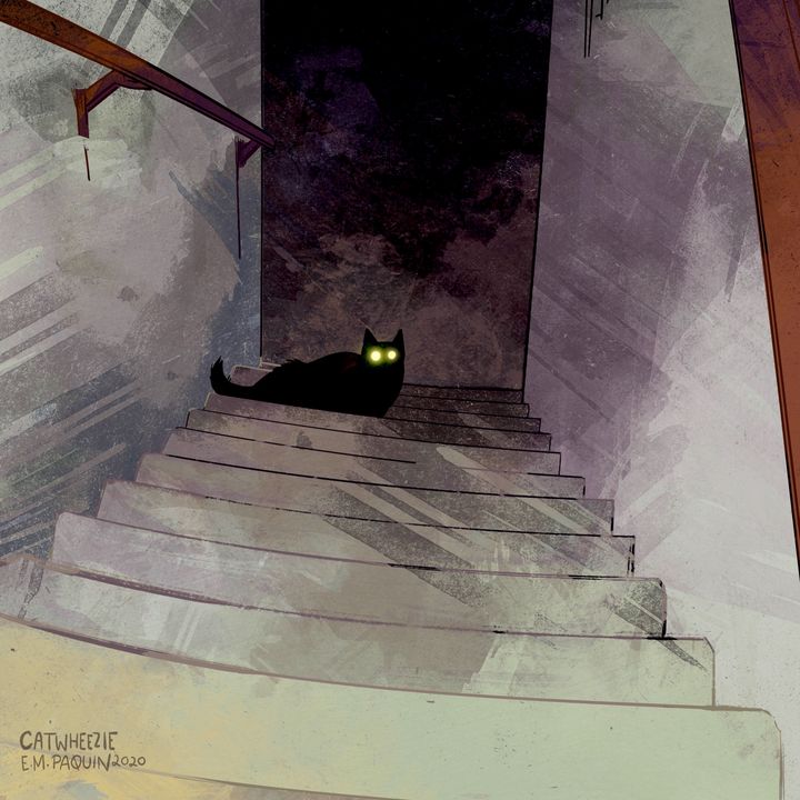 The Stairway - Catwheezie's Print Gallery