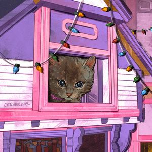Pastel House - Catwheezie's Print Gallery