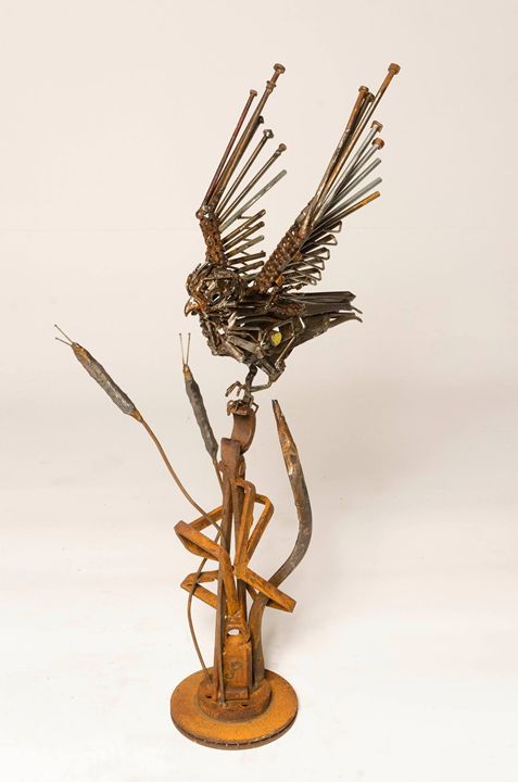 Steel Sculpture by John Pahlas - Sculptures & Carvings