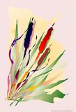 Cattails in Pink (Right 5x7 in mat)