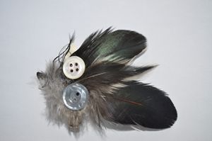 Feather Hair Clip - Fledgling Creations