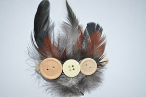 Feather Hair Clip - Fledgling Creations