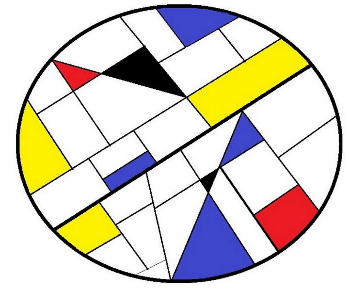 Mondrianesque abstract 2 Spectrum Art Digital Art & AI, Abstract