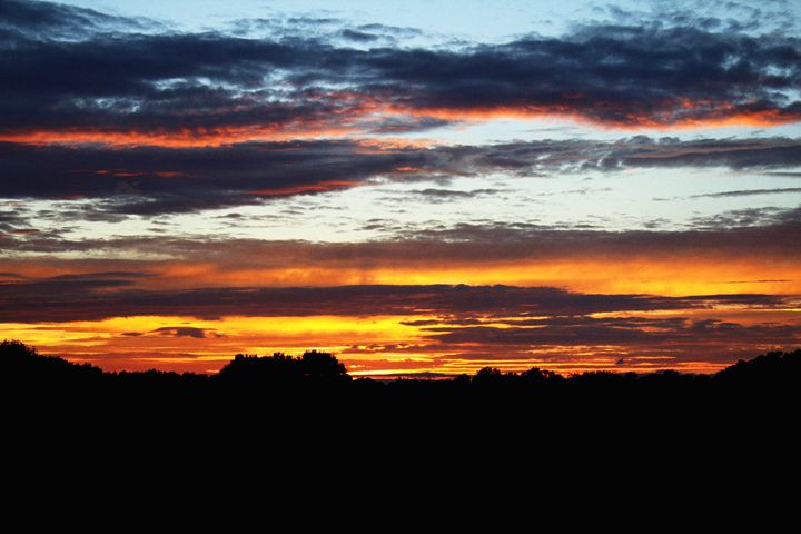 Orange And Pink Sunset - Ashley Schwoebel - Photography, Landscapes 