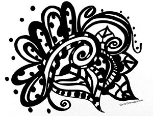 Happy Swirl Doodle