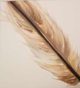 Feather in the wind