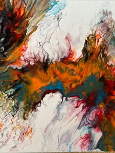 Fire dance - Abstract art junkie
