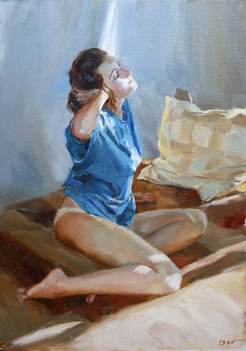 The Morning Light - Igor Viksh - Paintings & Prints, People