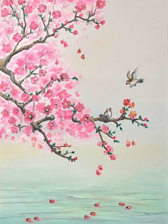 spring season paintings