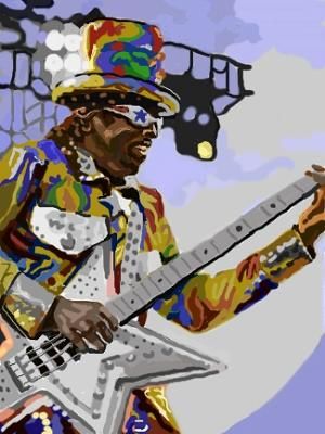 Bootsy - topicarts - Digital Art & AI, Entertainment, Music, R&B - ArtPal