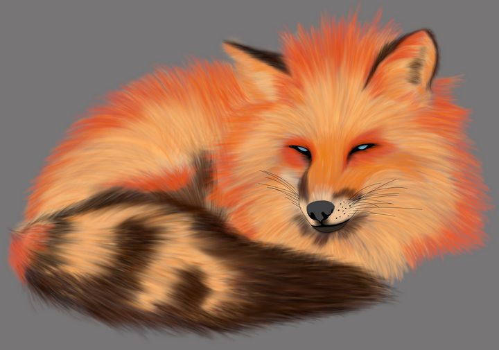 Realistic Fox - Hollystar Artistry - Digital Art, Animals, Birds ...