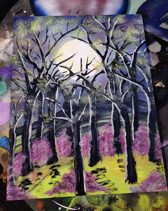 Grape Tree - Spray Paintings by Lorena