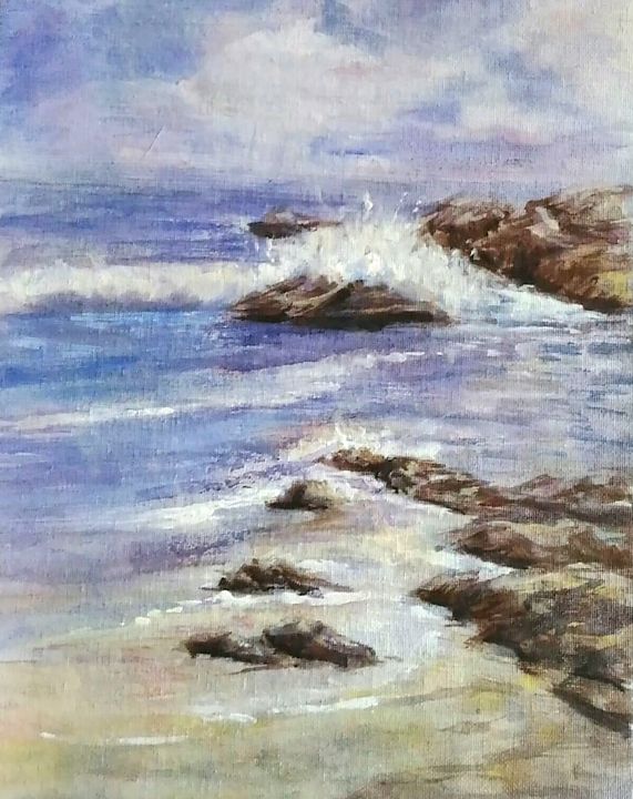 Splash - Art - Paintings & Prints, Landscapes & Nature, Beach & Ocean ...