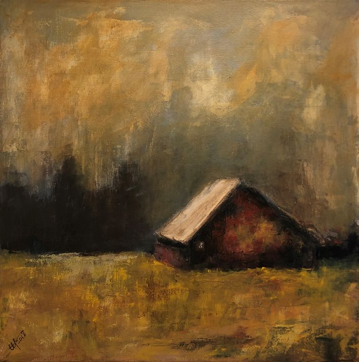 Number 8 Woodlot Cabin In Jaspe Terry Orletsky Paintings