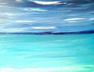 Deep Blue by Annette Marshall - Annette's Art Creations