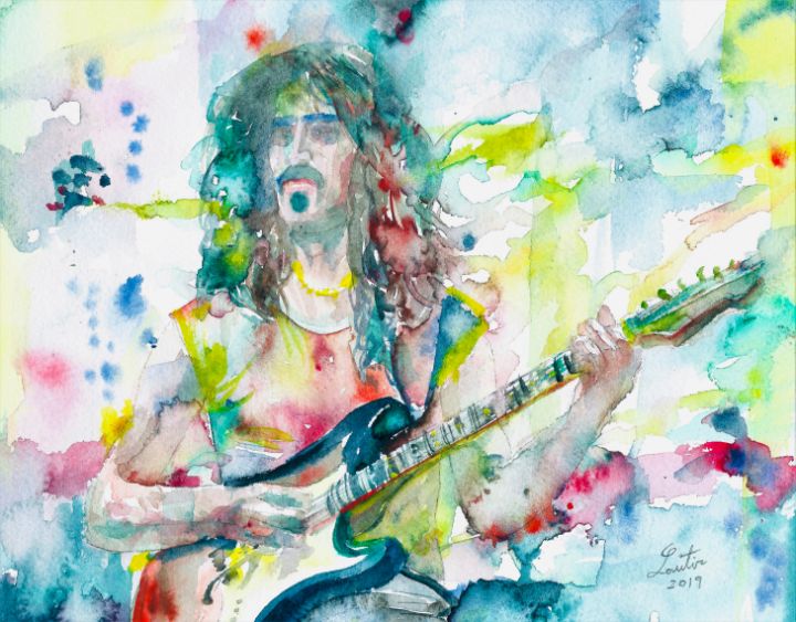 FRANK ZAPPA - LAUTIR - Paintings & Prints, People & Figures, Celebrity ...