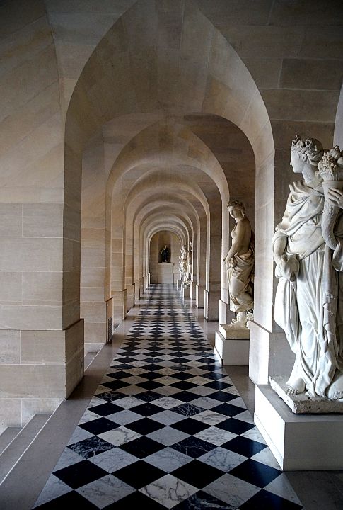 Statues Down the Hall - David Russell Photography